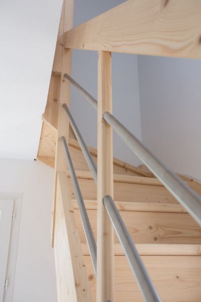 Maison à étage neuve, besoin escalier bois inox à Soustons