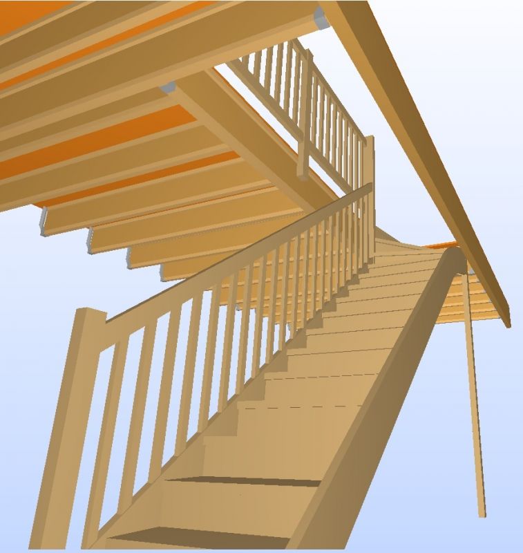 Maquette Numérique EScalier BIM