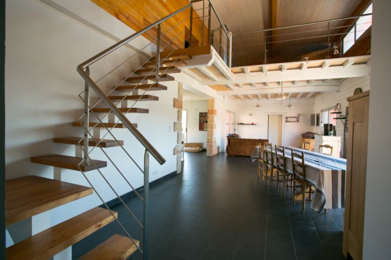 LIMON CENTRAL BOIS - GARDE-CORPS INOX - Côté Escalier - LANDES