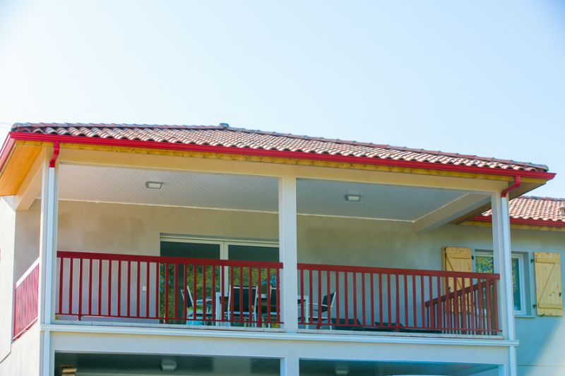 GARDE-CORPS ALU à balustres verticaux - Côté ESCALIER - BAYONNE - Pays BASQUE