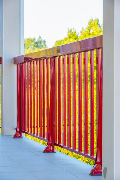 GARDE-CORPS ALU à balustres verticaux - Côté ESCALIER - BAYONNE - Pays BASQUE