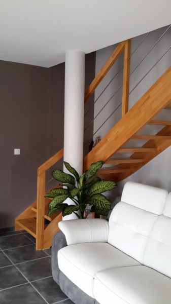 trouver un escalier Quart tournant bois marches balancées dans à Capbreton dans les Landes